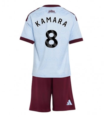 Aston Villa Boubacar Kamara #8 Tredjeställ Barn 2026-27 Kortärmad (+ Korta byxor)